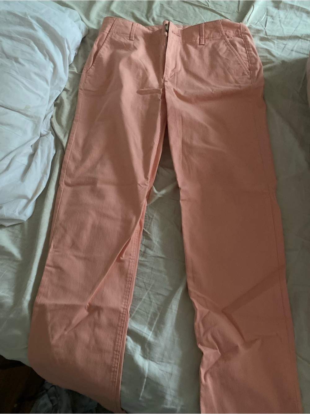 LOFT Coral Straight-Leg Jeans